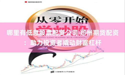 哪里有低息股票配資公司 鄭州期貨配資：助力投資者撬動財富杠桿
